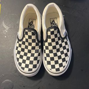 Kids Checkered Slip on shoes @vans 12.5 US Kids